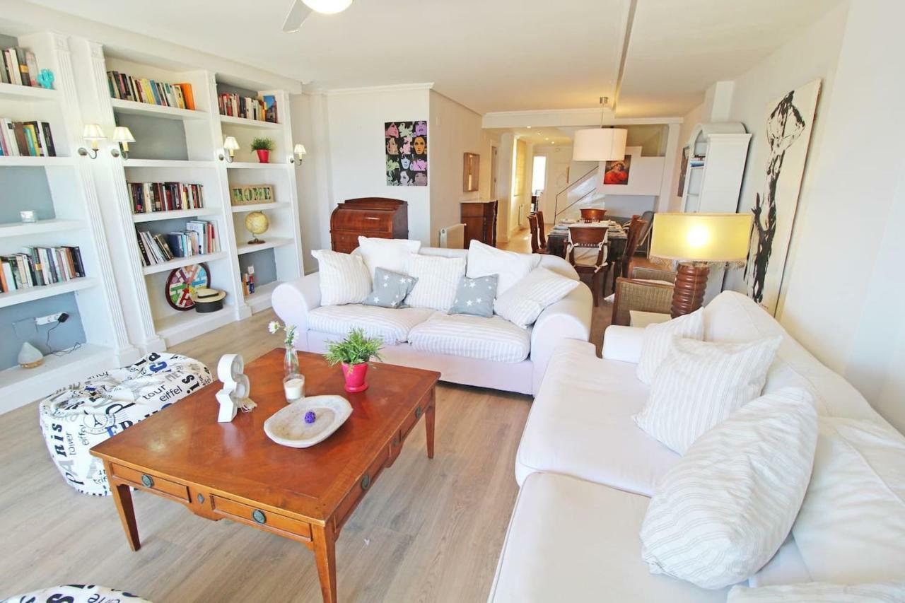 Апартаменты Atico Duplex De Lujo Frente Al Mar 1ª Linea Playa Кампелло Экстерьер фото