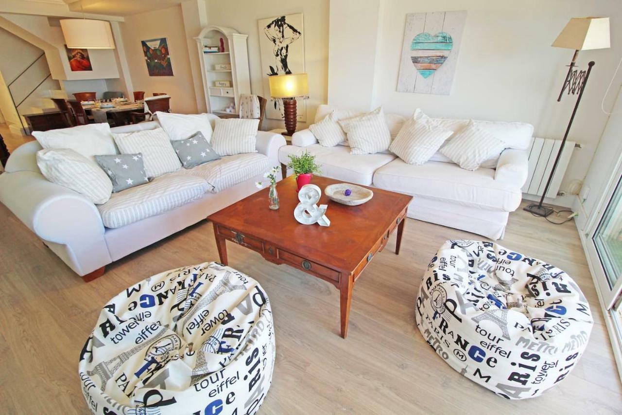 Апартаменты Atico Duplex De Lujo Frente Al Mar 1ª Linea Playa Кампелло Экстерьер фото